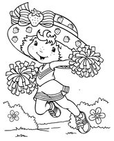 coloriage charlotte aux fraises pom pom girl